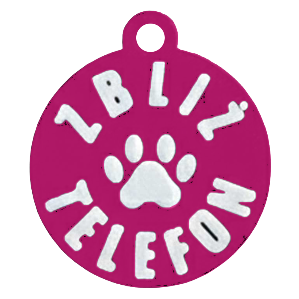 Pawcop Round Pink (Okrągły Różowy)